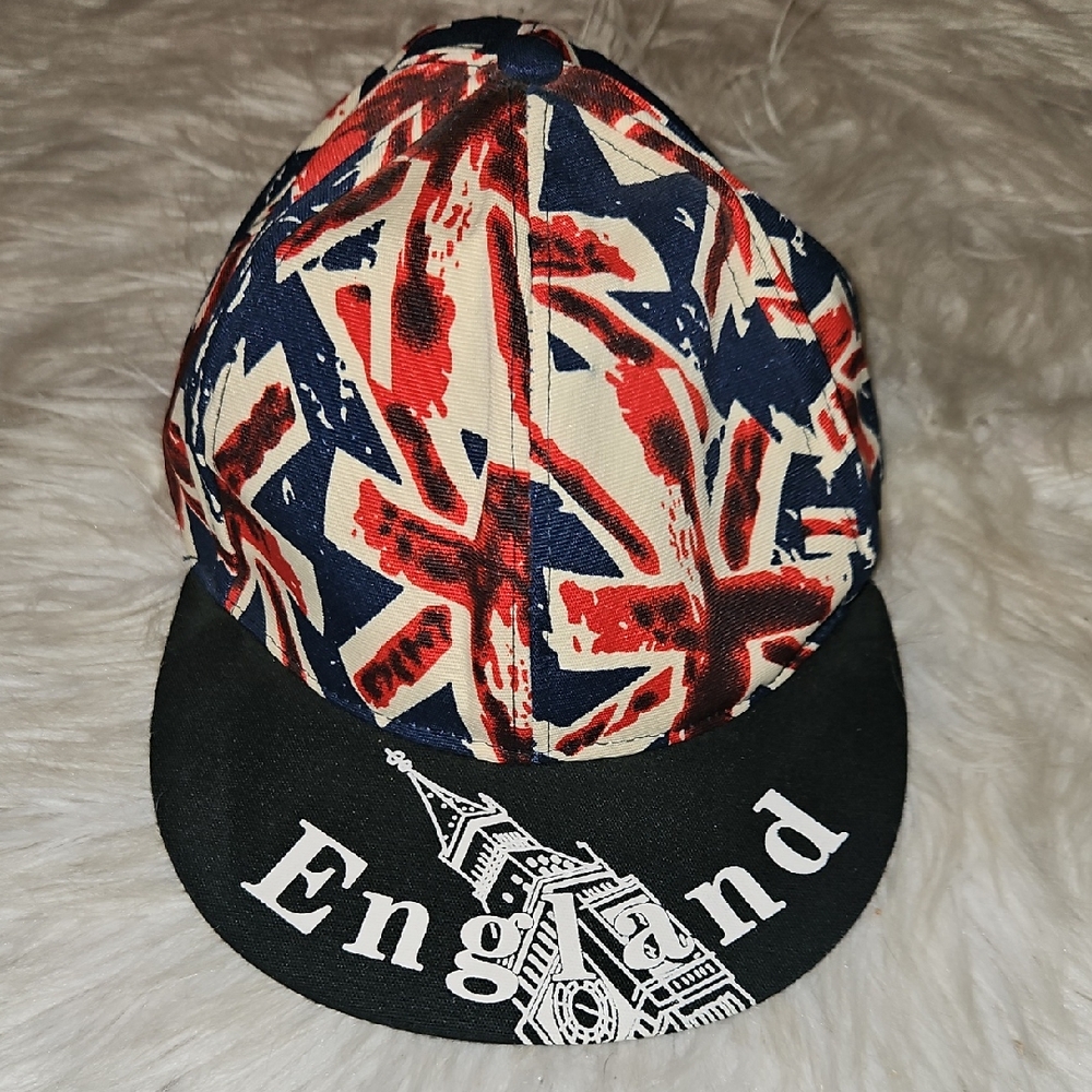 England Snapback Hat – Union Jack & Big Ben Design